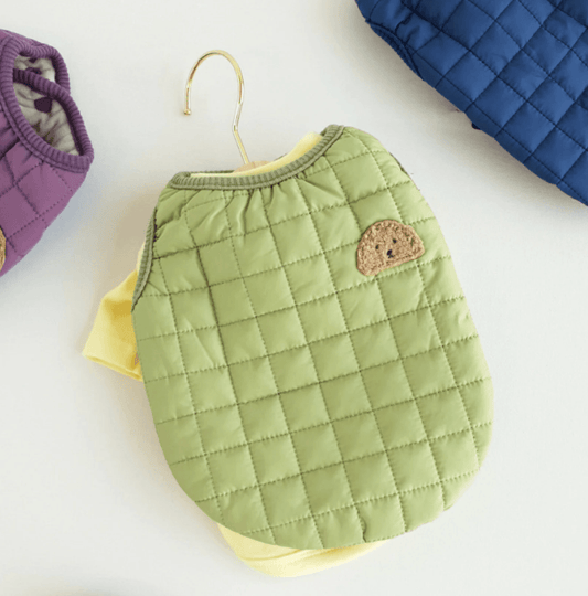 Quilted Vest Lime